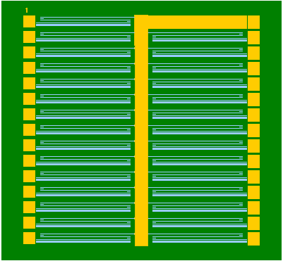 resistor layout